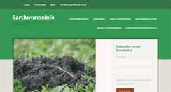Desktop Screenshot of earthwormsinfo.com